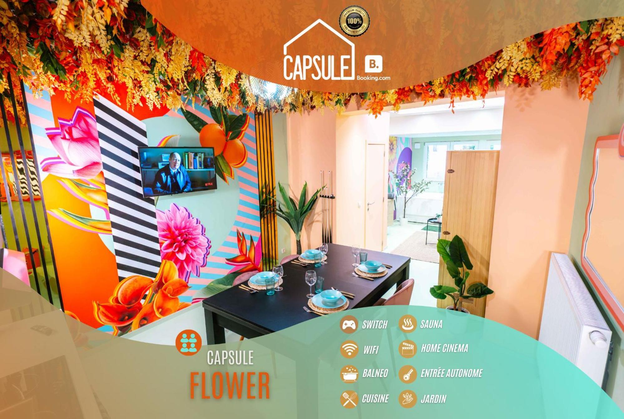 Capsule Flower - Balneo - Cinema - Billard - Nintendo Switch - Mons Centre Εξωτερικό φωτογραφία